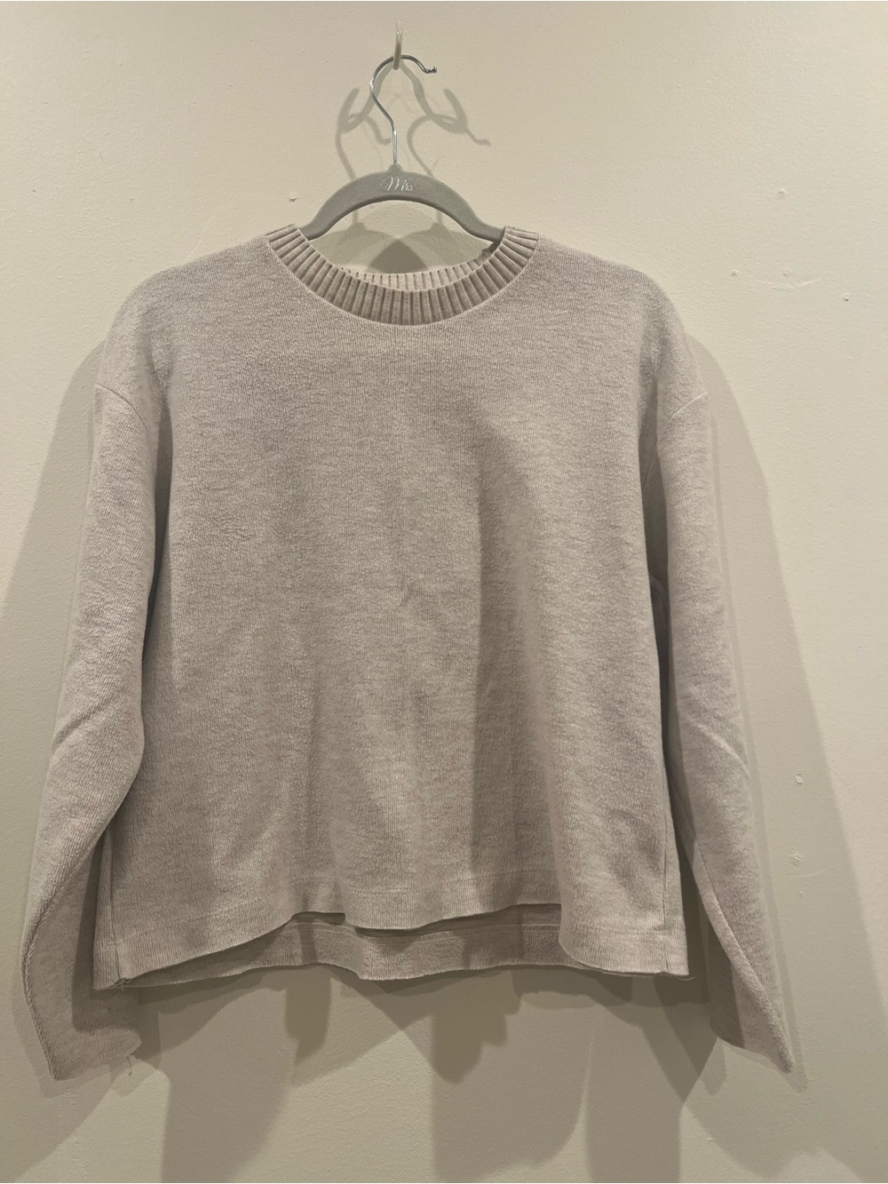 Zara Light Gray Crewneck Sweater